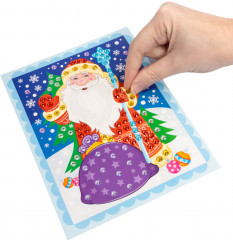 Картина из страз «Дед Мороз» - Фото 5