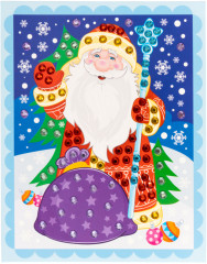 Картина из страз «Дед Мороз» - Фото 7