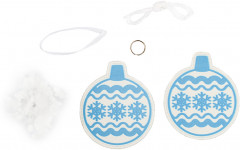 Набор для изготовления брелока «Новогодний шар» - Фото 5