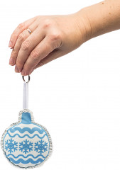 Набор для изготовления брелока «Новогодний шар» - Фото 2