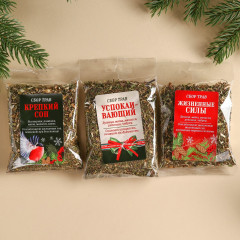 Набор подарочный«Здоровья и благополучия»: сбор трав 3 шт. х 20 г варенье из сосновых шишек 100 мл. - Фото 2