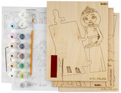 Набор для росписи по дереву «Царевна Алёнка» - Фото 1