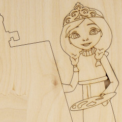 Набор для росписи по дереву «Царевна Алёнка» - Фото 2