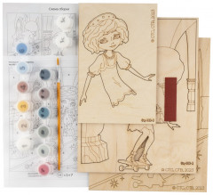 Набор для росписи по дереву «Царевна Варя» - Фото 1