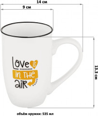 Кружка «Love is in the air» - Фото 1