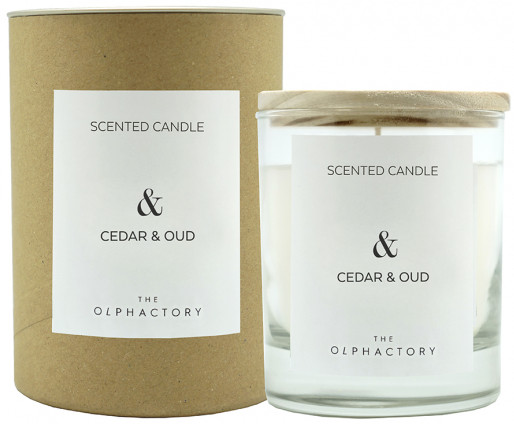 Свеча ароматическая «Cedar and oud»