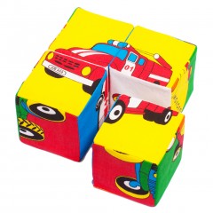 Кубики «Собери картинку. Транспорт» - Фото 1