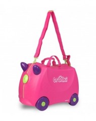 Чемодан на колесиках, розовый - Фото 6