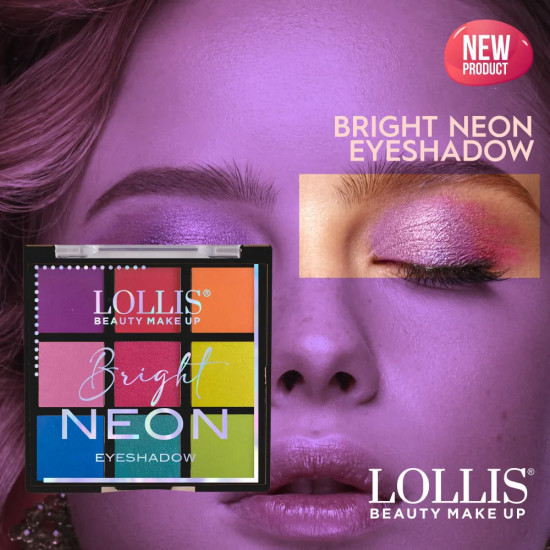 Палетка теней для век «Bright Neon Eyeshadow Palette»