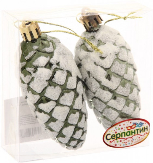 Набор игрушек ёлочных «Шишки»
