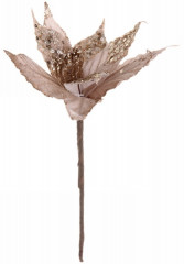 Украшение новогоднее «Пуансеттия — Блеск» - Фото 2