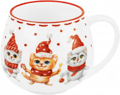 Кружка с подставкой-крышкой «Веселые котики» - Фото 3