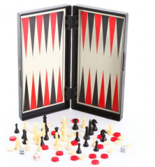 Набор настольных игр 3в1 «Шашки, шахматы, нарды» - Фото 2