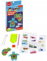 Мозаика алмазная. Брелоки «Черепашка и хамелеон» - Фото 1