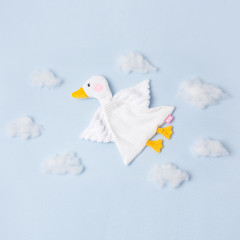 Игрушка-комфортер мягконабивная «Гусёнок» - Фото 6