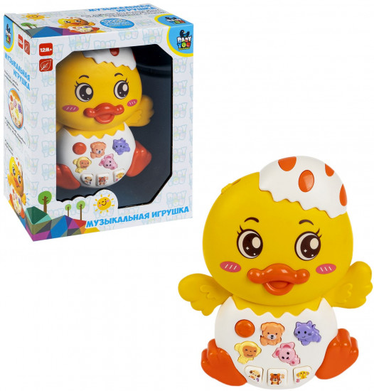 Игрушка развивающая «Забавный утенок»