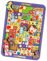 Тетрис деревянный «Новогоднее волшебство» - Фото 2