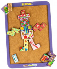 Тетрис деревянный «Новогоднее волшебство» - Фото 5