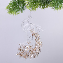 Подвеска на елку «Павлиний хвост» - Фото 2