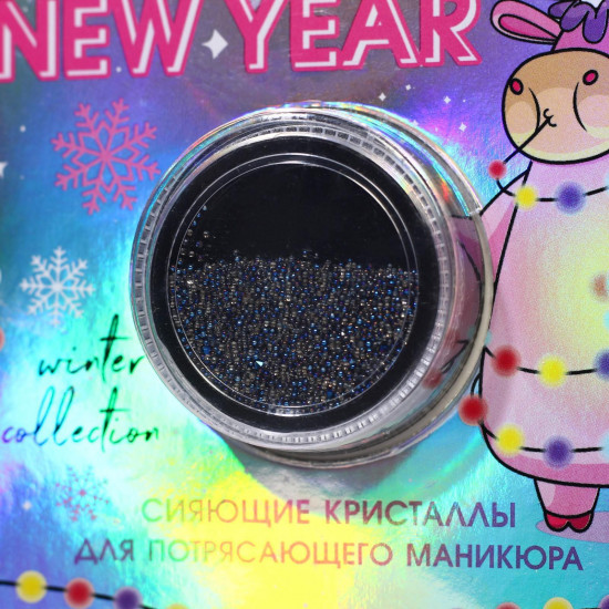 Кристаллы для декора ногтей мелкие «Unicorn new year»