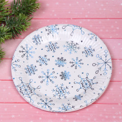 Набор тарелок «Снежные искры» - Фото 2