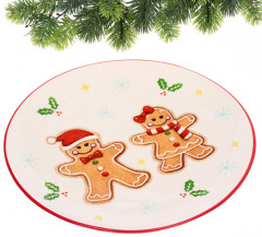 Тарелка керамическая «Пряничные человечки» - Фото 2