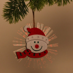 Сувенир с подсветкой «Снеговик в колпачке» - Фото 7