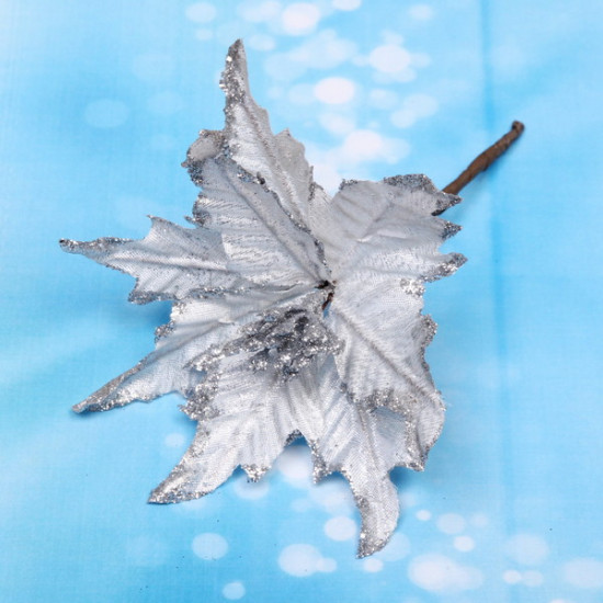 Украшение новогоднее «Пуансеттия-Метелица»