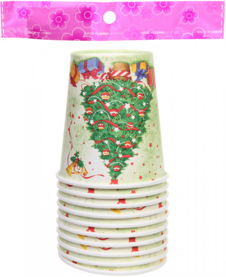 Набор стаканов бумажных «Нарядная красавица»