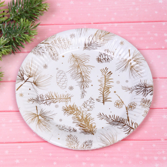 Набор тарелок «Хвойная веточка»