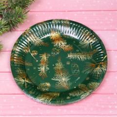 Набор тарелок «Хвойная веточка» - Фото 2
