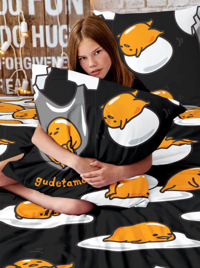 Комплект постельного белья «Gudetama Black»
