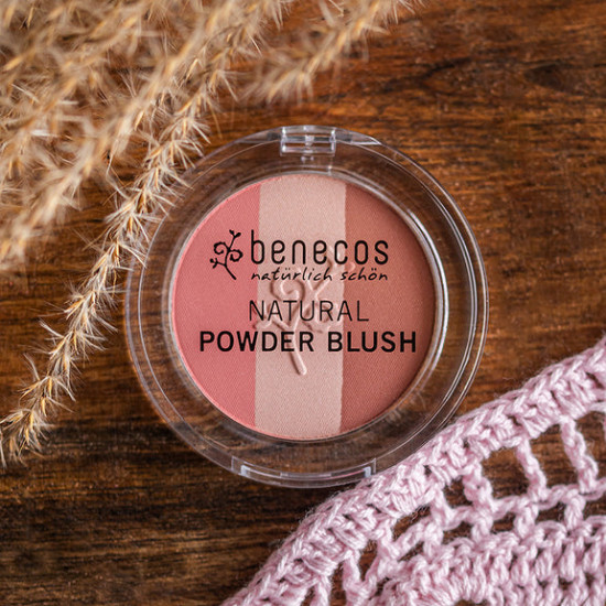 Румяна для лица компактные «Natural Powder Blush Trio», оттенок Fall in love