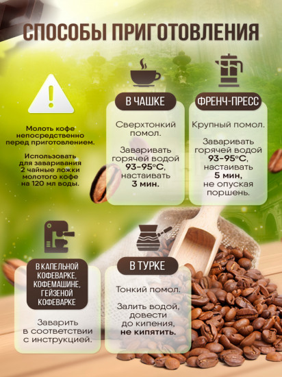 Кофе в зернах «Brazilian Blend»