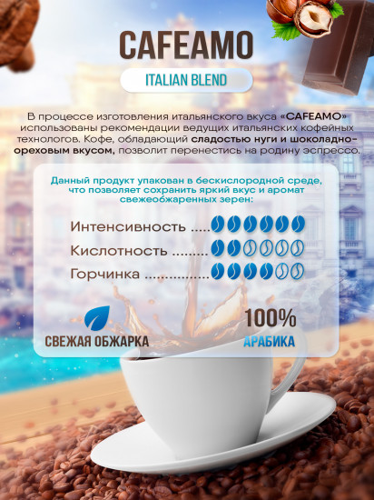 Кофе в зернах «Italian Blend»