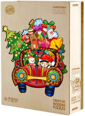 Пазл деревянный «Новогодняя Машина» - Фото 1