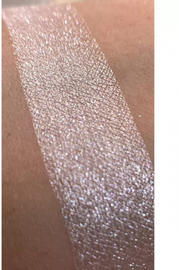 Тени для век перламутровые «Glitter eyeshadow», оттенок 134 белый перламутр с ультра мелкой слюдой