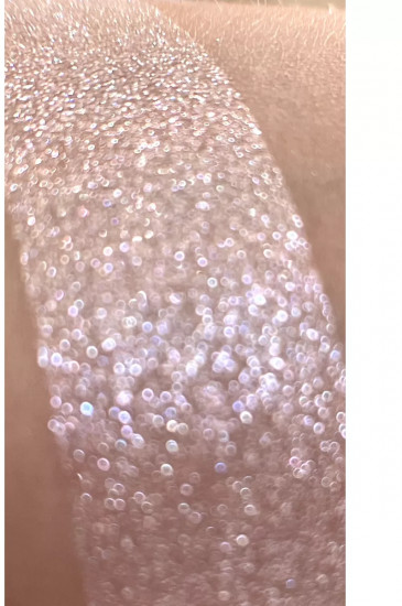 Тени для век перламутровые «Glitter eyeshadow», оттенок 165 белый перламутр с белой слюдой мелкой дисперсии
