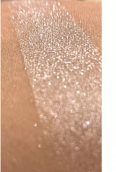 Тени для век перламутровые «Glitter eyeshadow», оттенок 180 белая слюда ультра-мелкой дисперсии