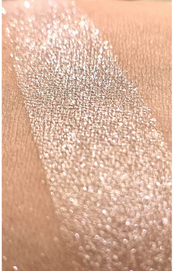 Тени для век перламутровые «Glitter eyeshadow», оттенок 180 белая слюда ультра-мелкой дисперсии