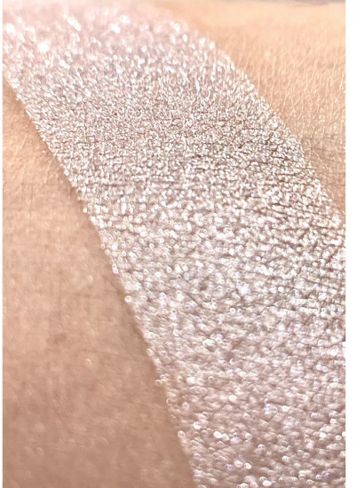 Тени для век перламутровые «Glitter eyeshadow», оттенок 177 бело-серебристый перламутр с ультра-мелкой слюдой