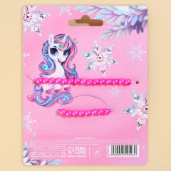 Набор бусы и браслет «Для принцессы» - Фото 3