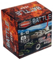 Конструктор Battle - Джип, 25 деталей - Фото 1