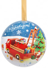 Ёлочное украшение «Шар с фантами-заданиями» - Фото 4