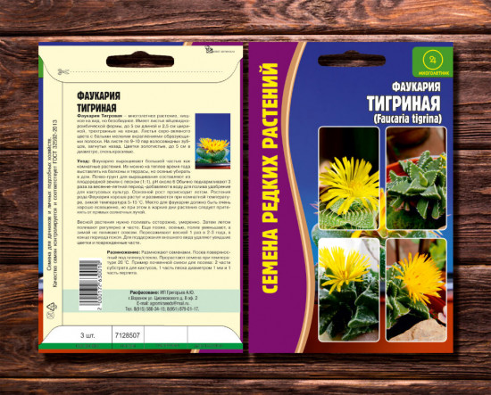 Фаукария тигриная (Faucaria tigrina)