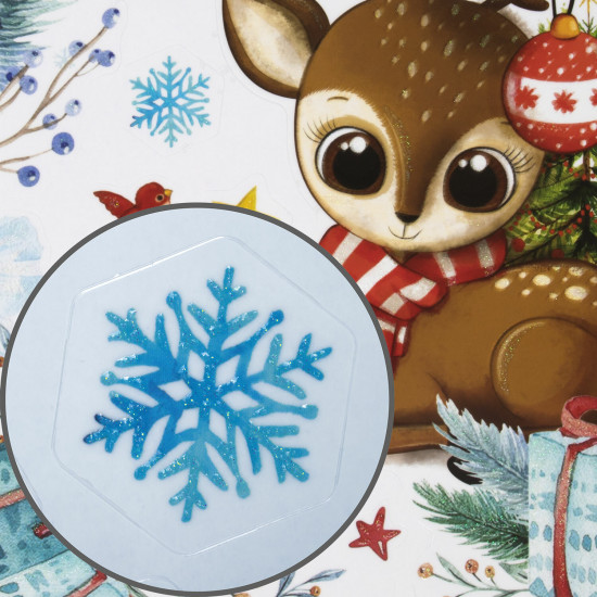 Наклейка для окон «Оленёнок»