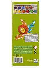 Краски-гуашь классических цветов (12 цветов) - Фото 2