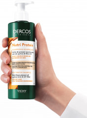 Dercos Nutrients Nutri Protein Восстанавливающий шампунь для секущихся и поврежденных волос - Фото 2