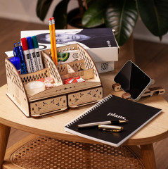 Конструктор деревянный «Органайзер настольный» - Фото 1