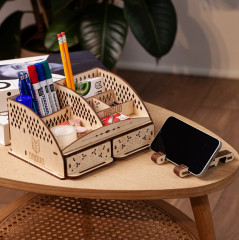 Конструктор деревянный «Органайзер настольный» - Фото 2